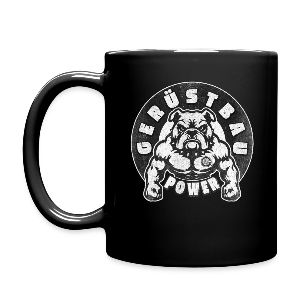 Gerüstbau Power - Tasse - Schwarz Geruestbauershop.de