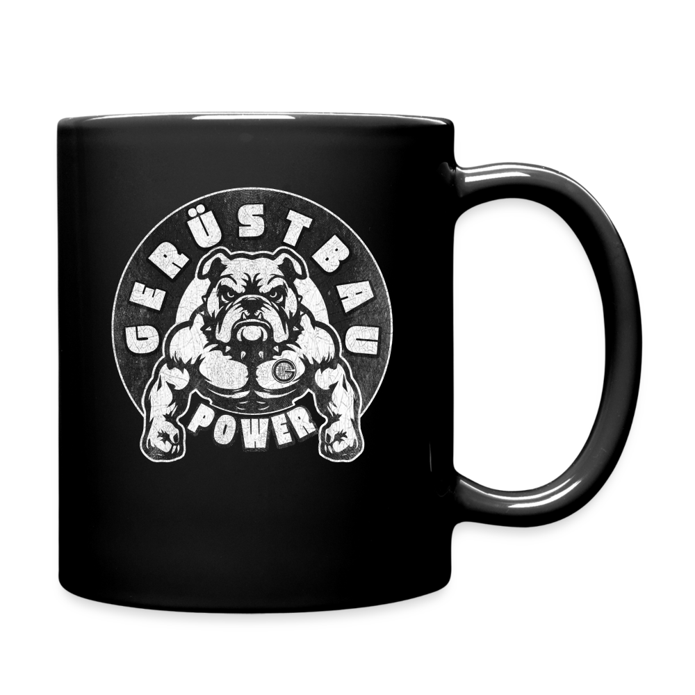 Gerüstbau Power - Tasse - Schwarz Geruestbauershop.de