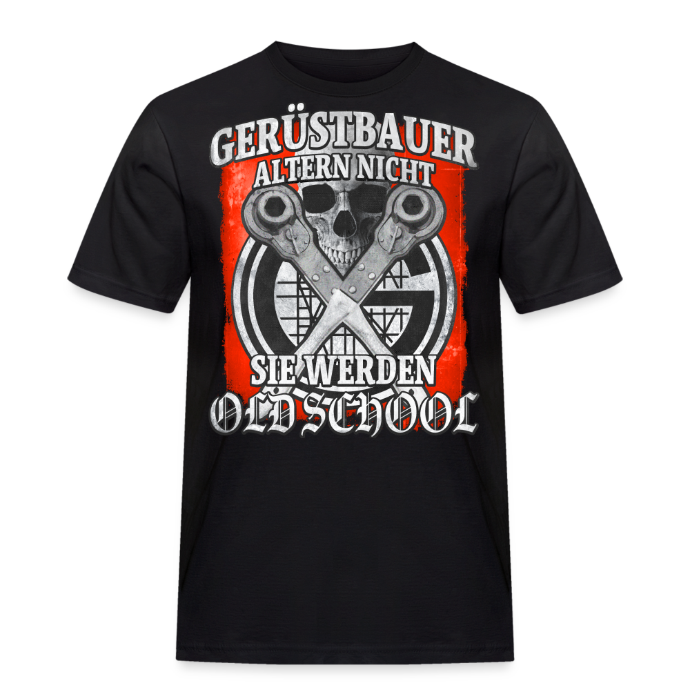 Gerüstbauer Shirt Oldschool www.geruestbauershop.de