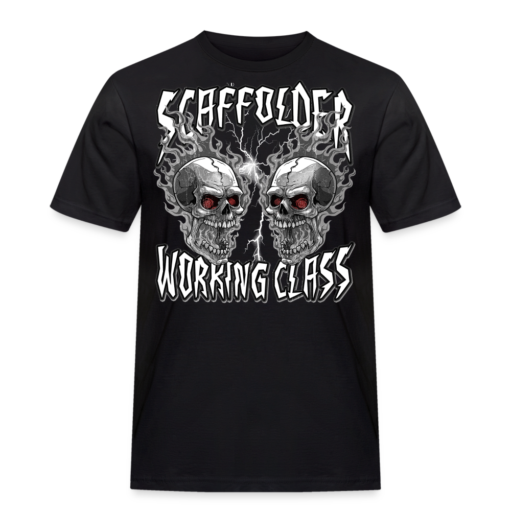 Gerüstbauer / Scaffolder -  Workwear T-Shirt - Schwarz