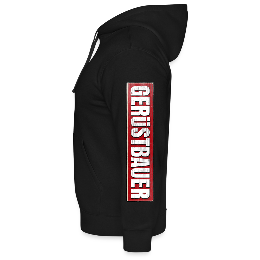 Achtung Gerüstbauer Fullprint Hoodie - Schwarz