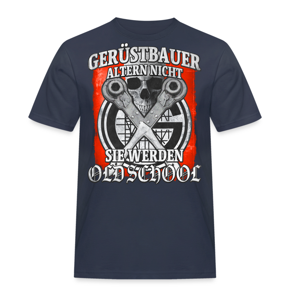 Gerüstbauer altern nicht - T-Shirt - Navy