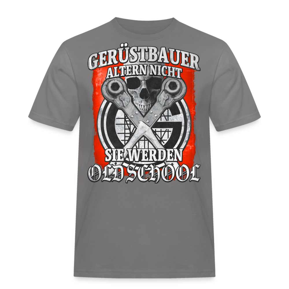 Gerüstbauer altern nicht - T-Shirt - Grau