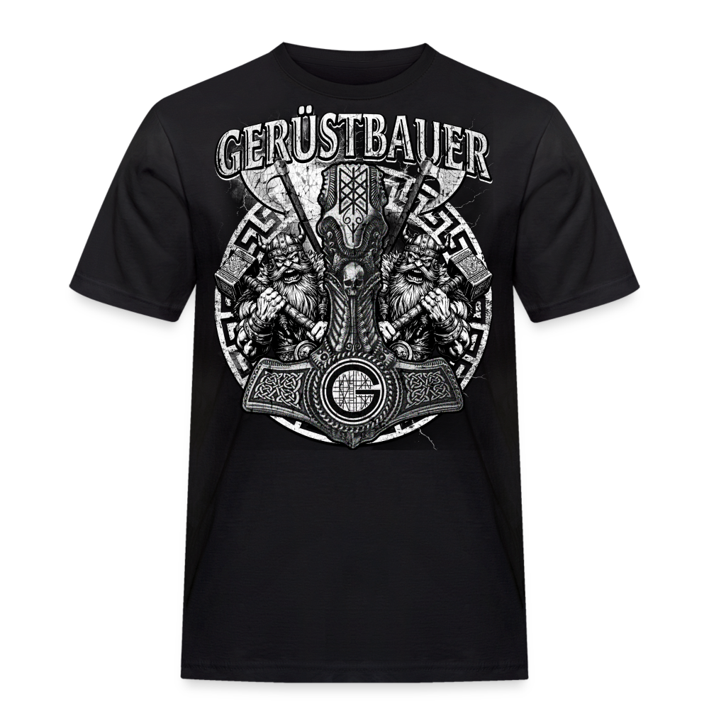 Gerüstbauer Viking - T-Shirt - Schwarz