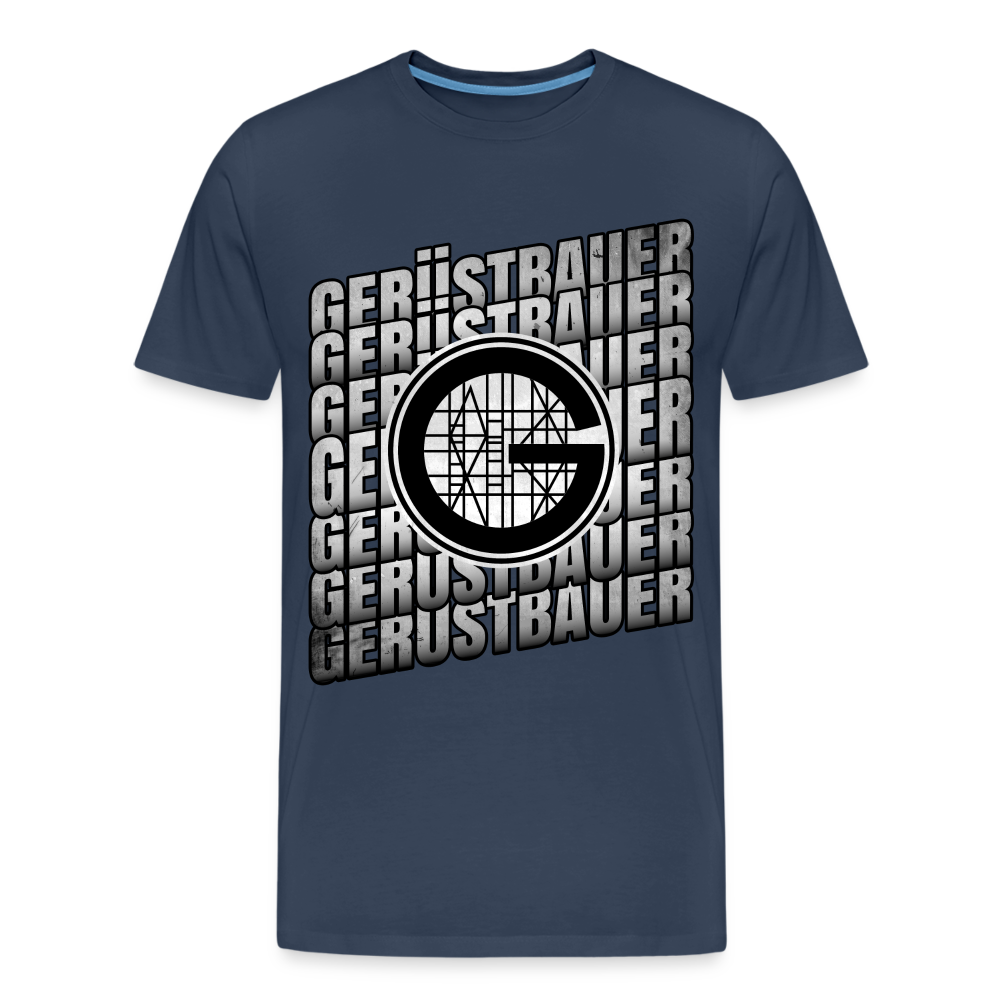 Gerüstbauer Premium T-Shirt - Navy