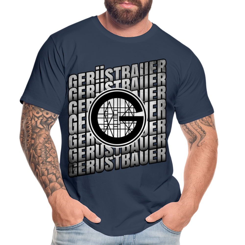 Gerüstbauer Premium T-Shirt - Navy