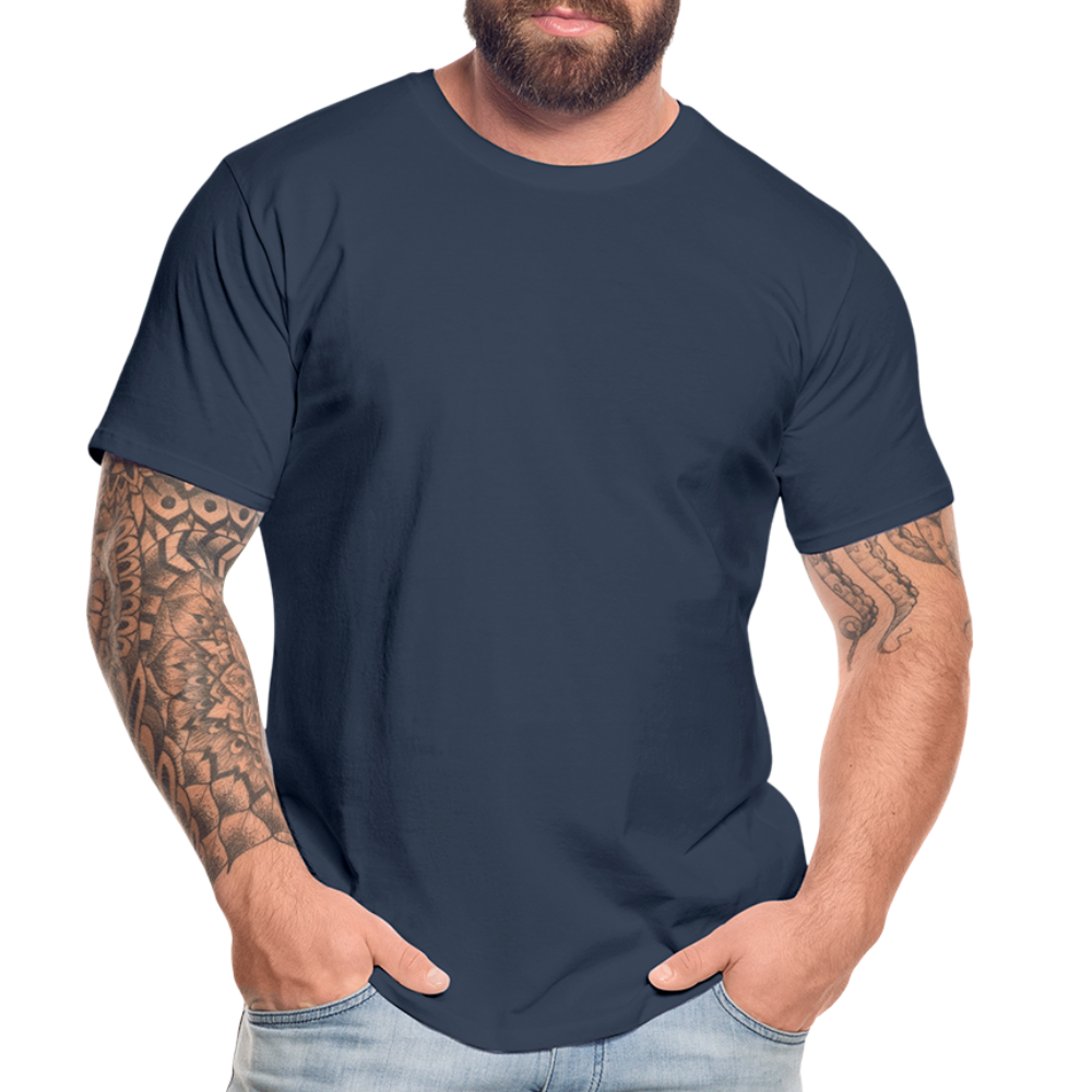 Gerüstbauer Premium T-Shirt Backprint - Navy