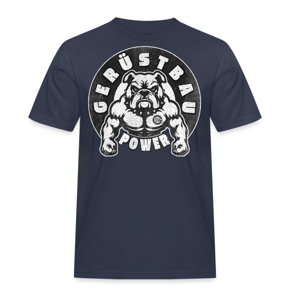 Gerüstbau Power T- Shirt - Navy