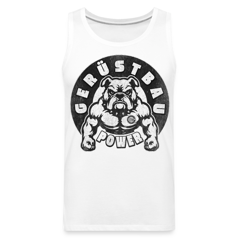 Gerüstbau Power - Tank Top - Weiß