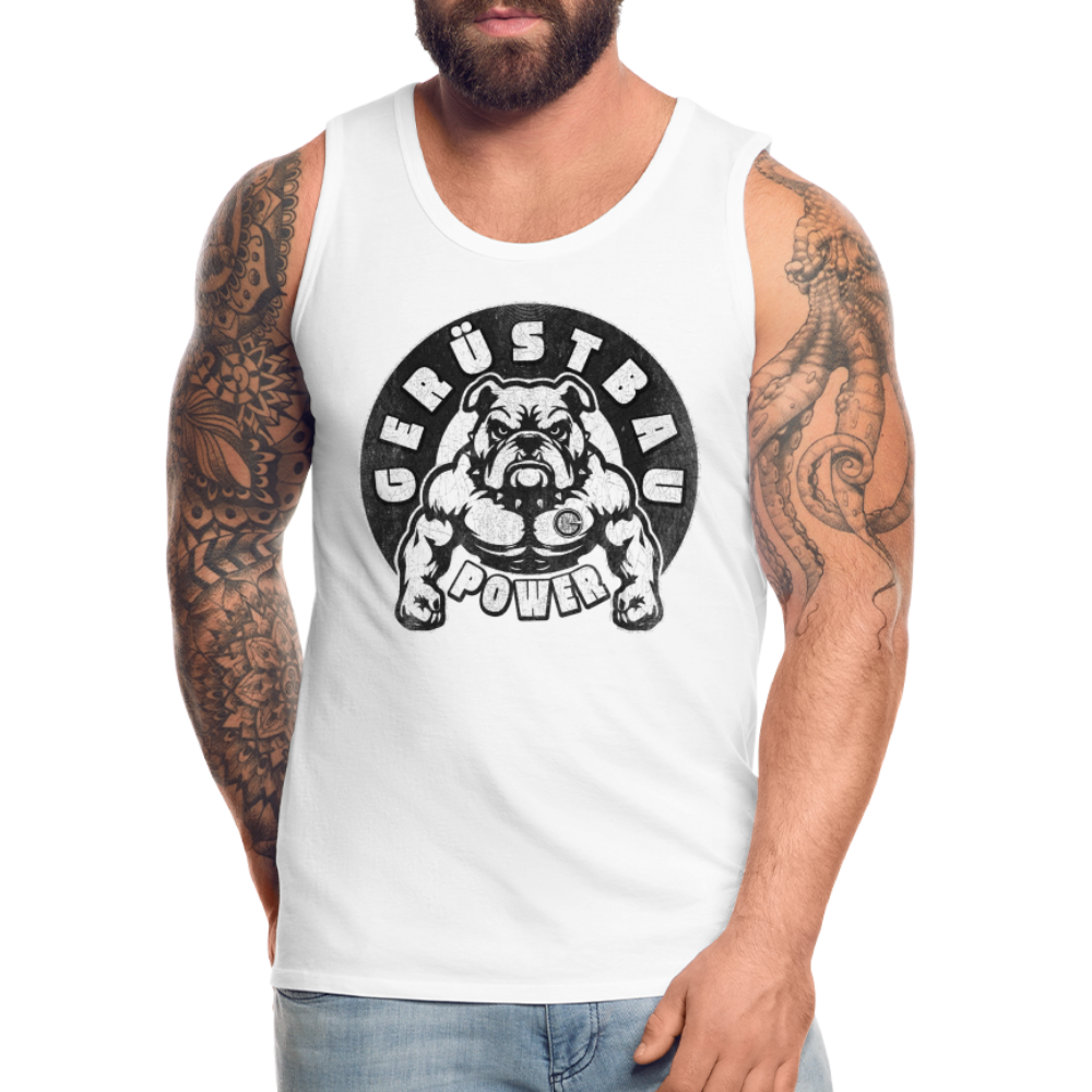 Gerüstbau Power - Tank Top - Weiß