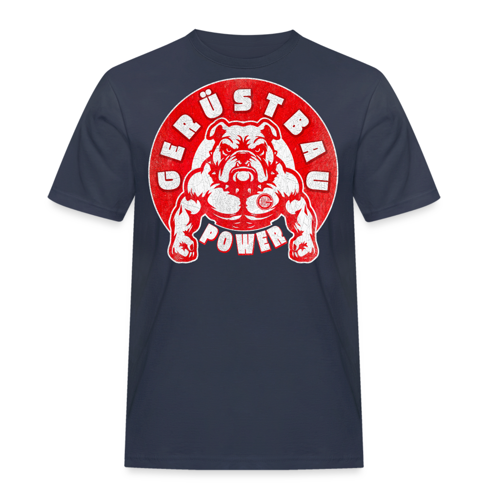 Gerüst Power Red - Workwear T-Shirt - Navy